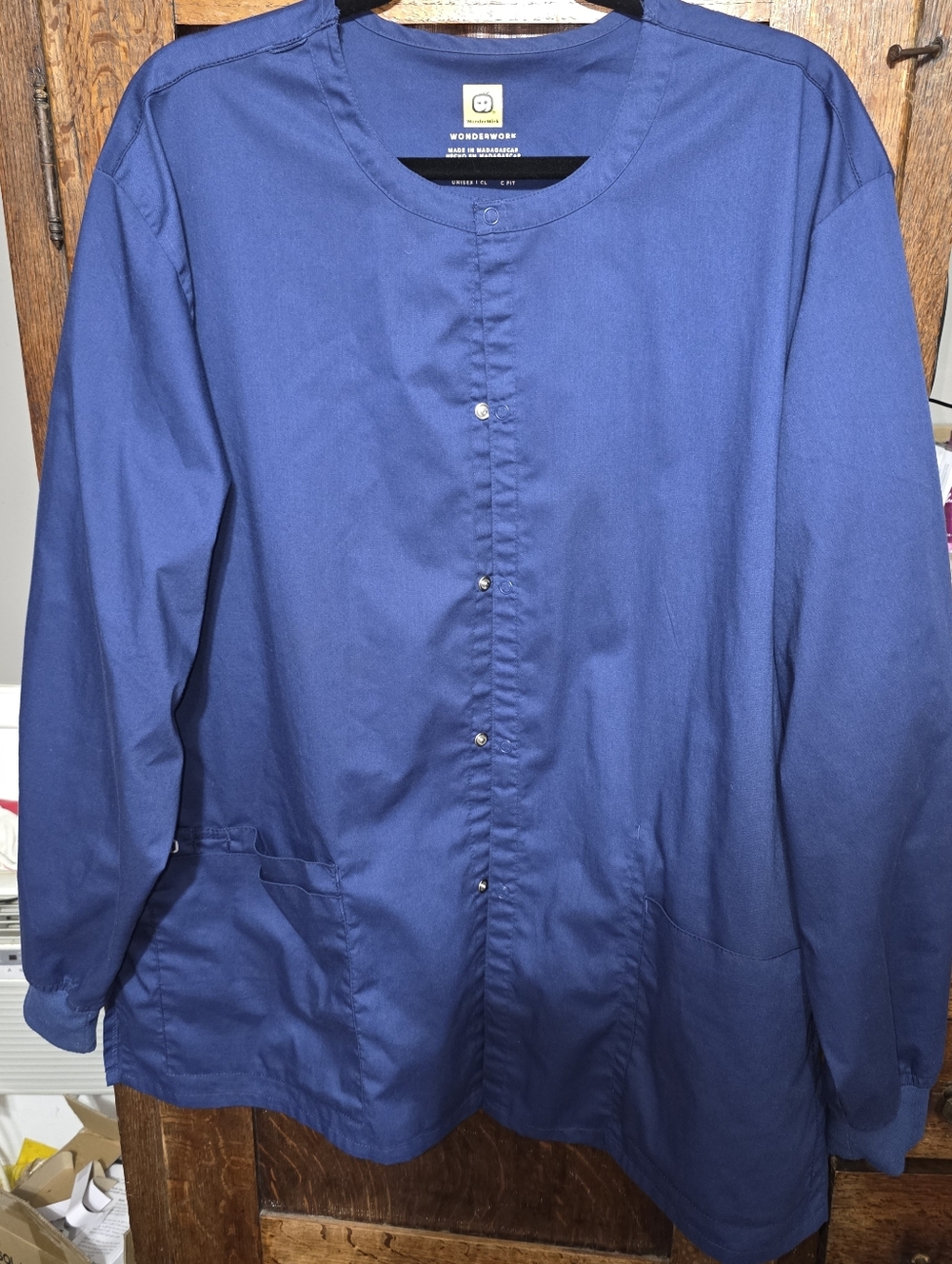 WonderWink Men's Royal Blue Lightweight Medical Jacket